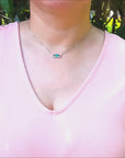 Paper clip necklace