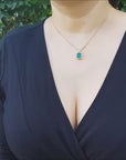 Emerald necklace for sale