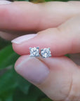 mother’s day diamond stud earrings,