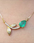 Women's Emerald necklace