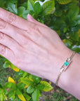 Emerald bracelets