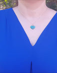 Emerald pendant cabochon