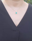 Heart Muzo emerald pendant