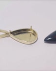 Black opal necklace Ethiopia 