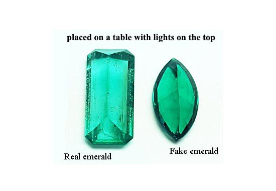 How you can tell real or fake emerald