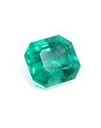 3.17 ct GIA certified natural loose Colombian emerald with a sparkling medium-deep green hue.