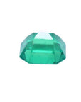 3.17 ct GIA certified natural loose Colombian emerald, medium-deep green, octagonal cut.