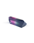 Vibrant red-orange and deep bluish-green bicolor watermelon tourmaline, 4.68 ct, rectangular emerald cut.
