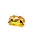 3.75 ct. vivid yellow emerald cut natural sapphire from Sri Lanka.