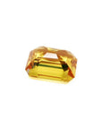 3.75 ct. vivid yellow emerald cut natural sapphire from Sri Lanka.