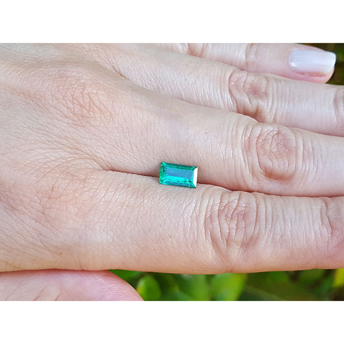 1.10 ct. Baguette cut Fine Quality Loose Natural Colombian Emerald