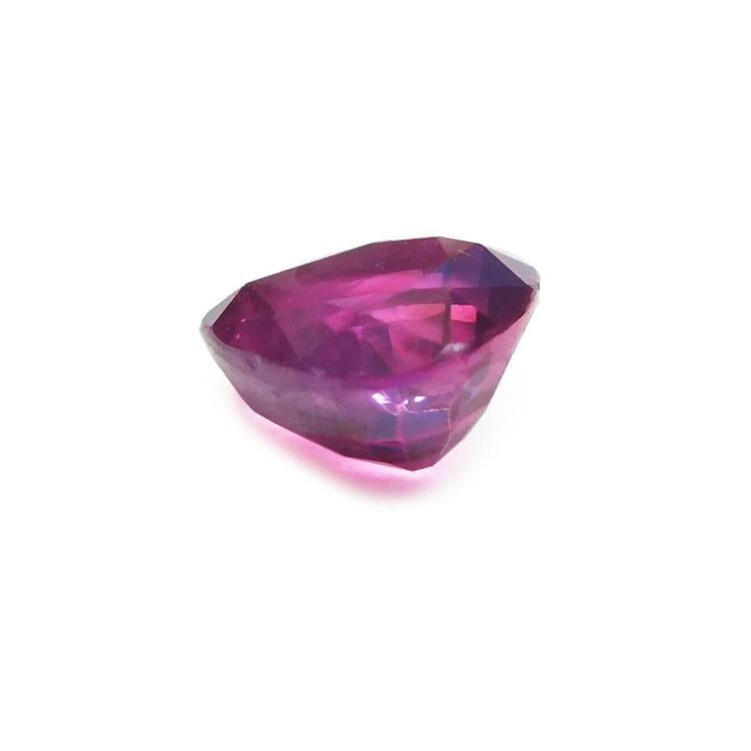 1.19 carat pear cut natural ruby gemstone with sparkling red color and eye-clean clarity.