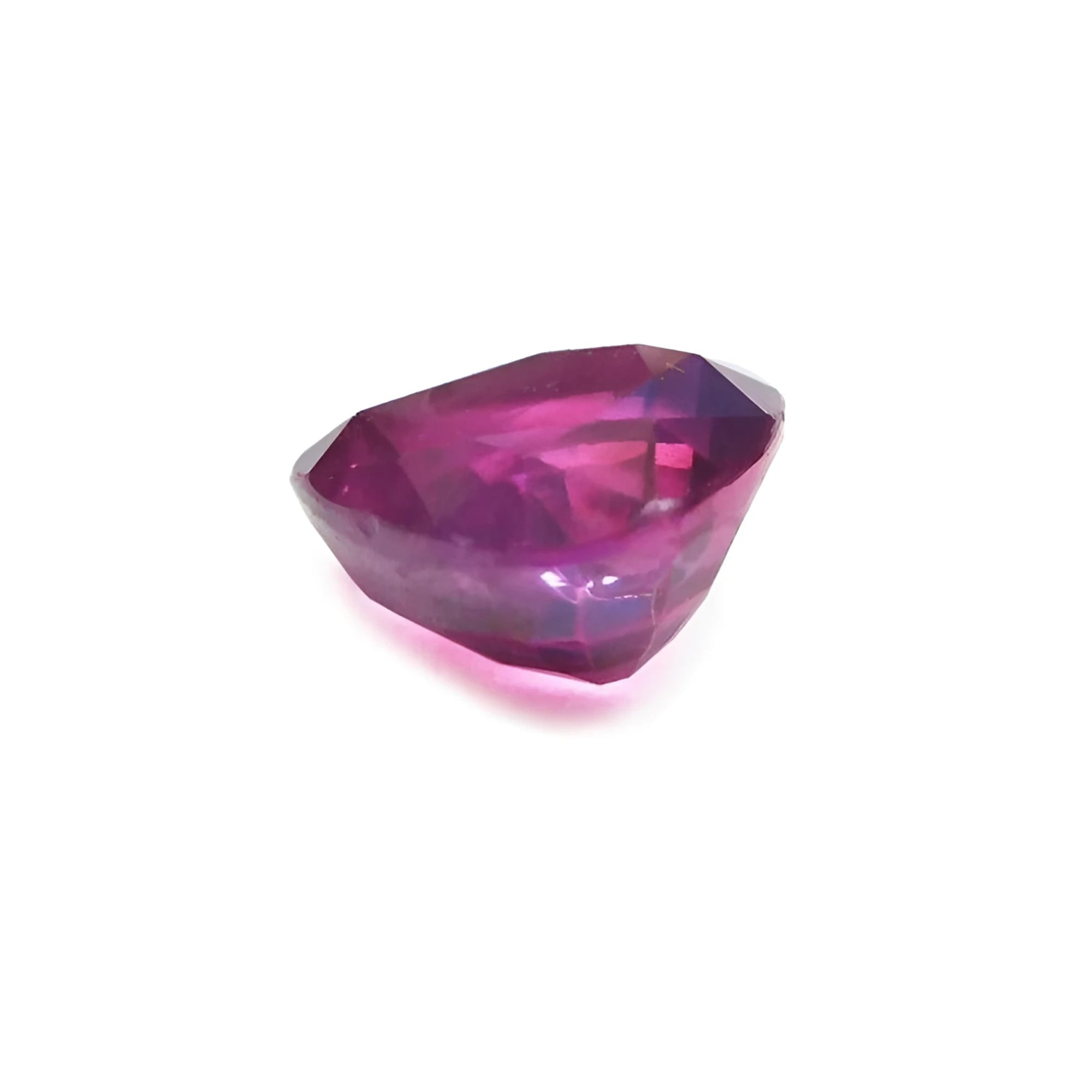 1.19 carat pear cut natural ruby gemstone with sparkling red color and eye-clean clarity.