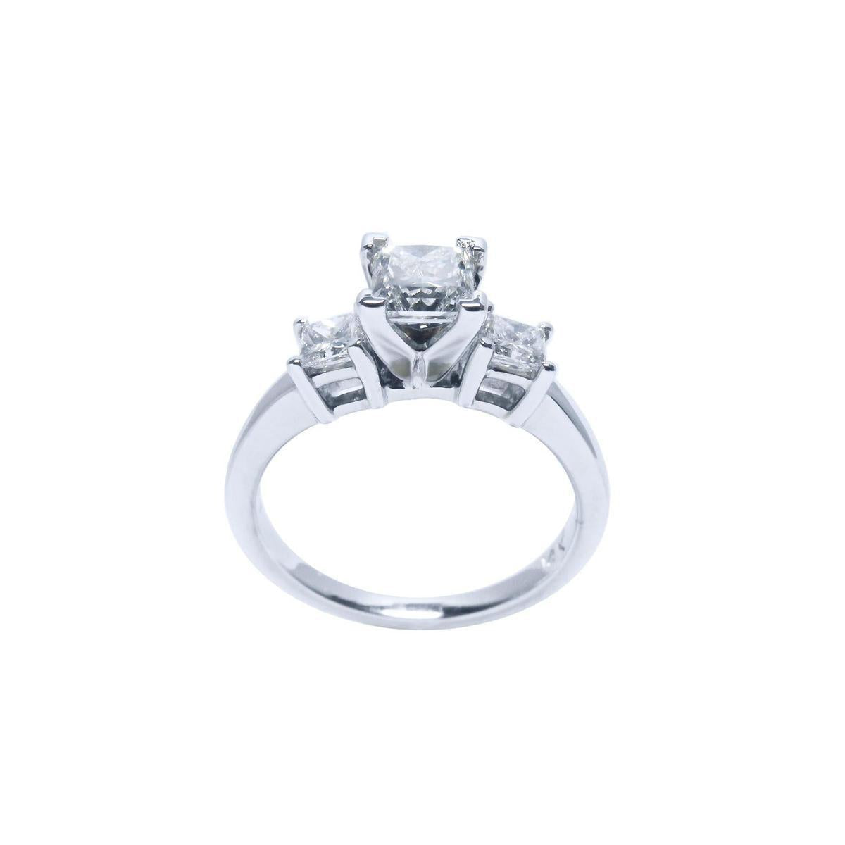 Affordable diamond engagement ring princess cut 