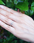 White gold diamond ring, 