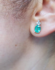Muzo emerald earrings