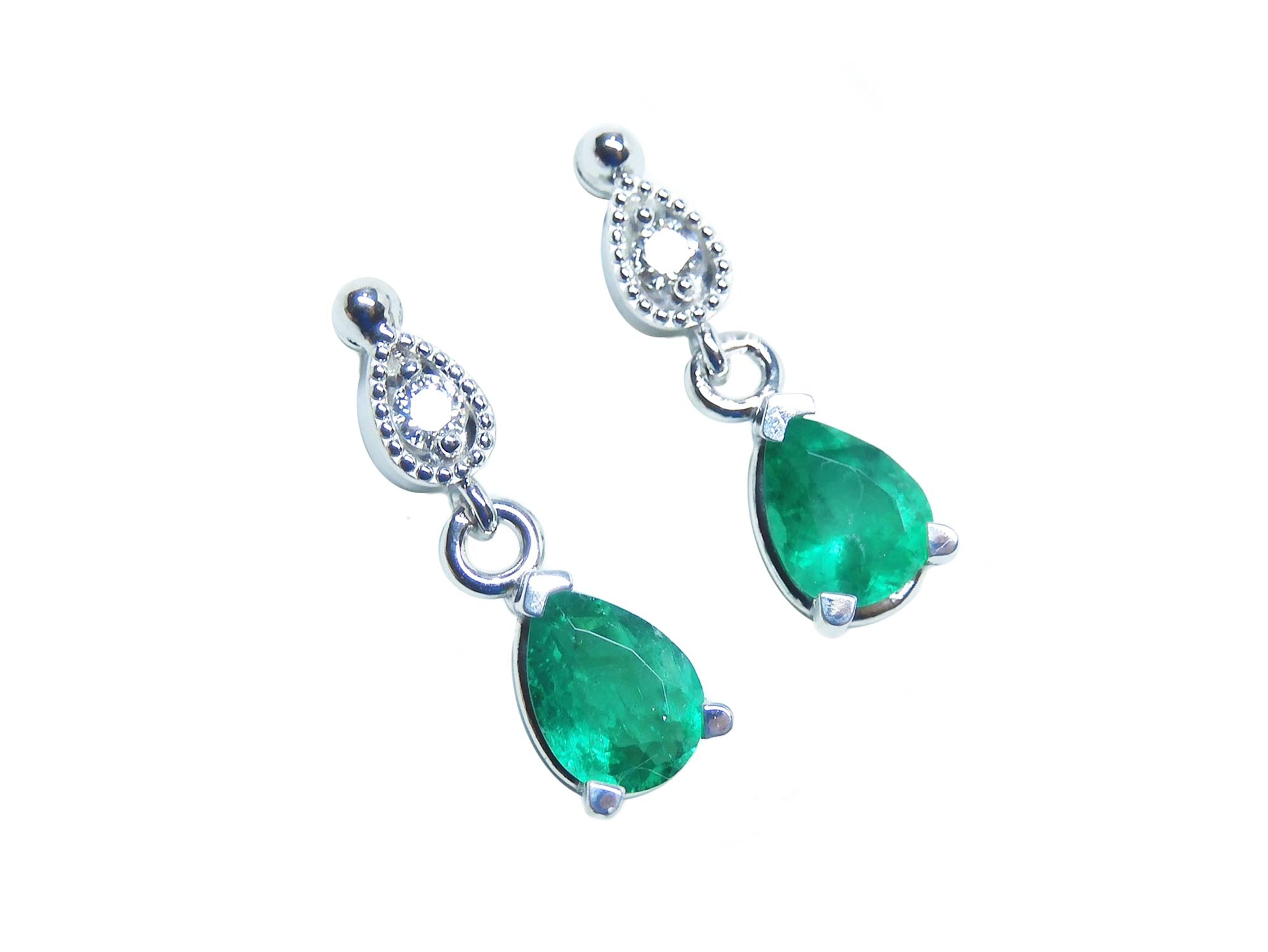 Emerald earrings