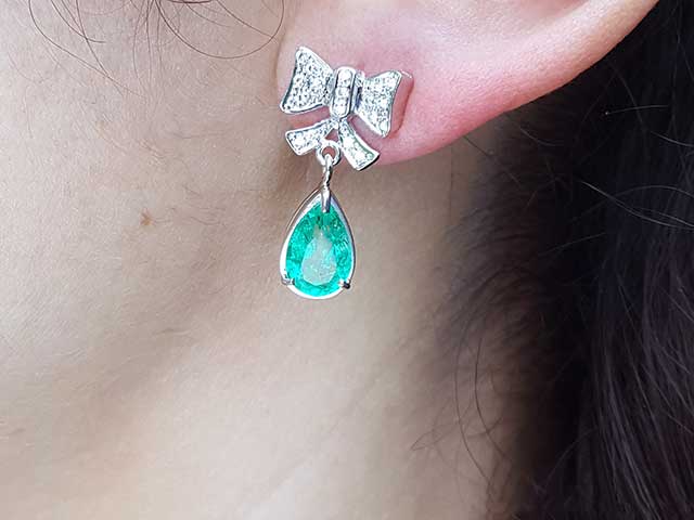 Real Colombian emeralds wholesale jewelry