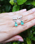 Emeralds from Colombia earrings