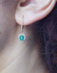 Real emerald earrings for sale