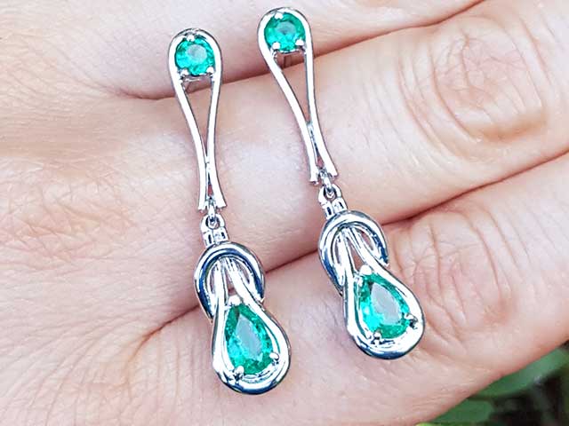 Authentic Colombian emeralds