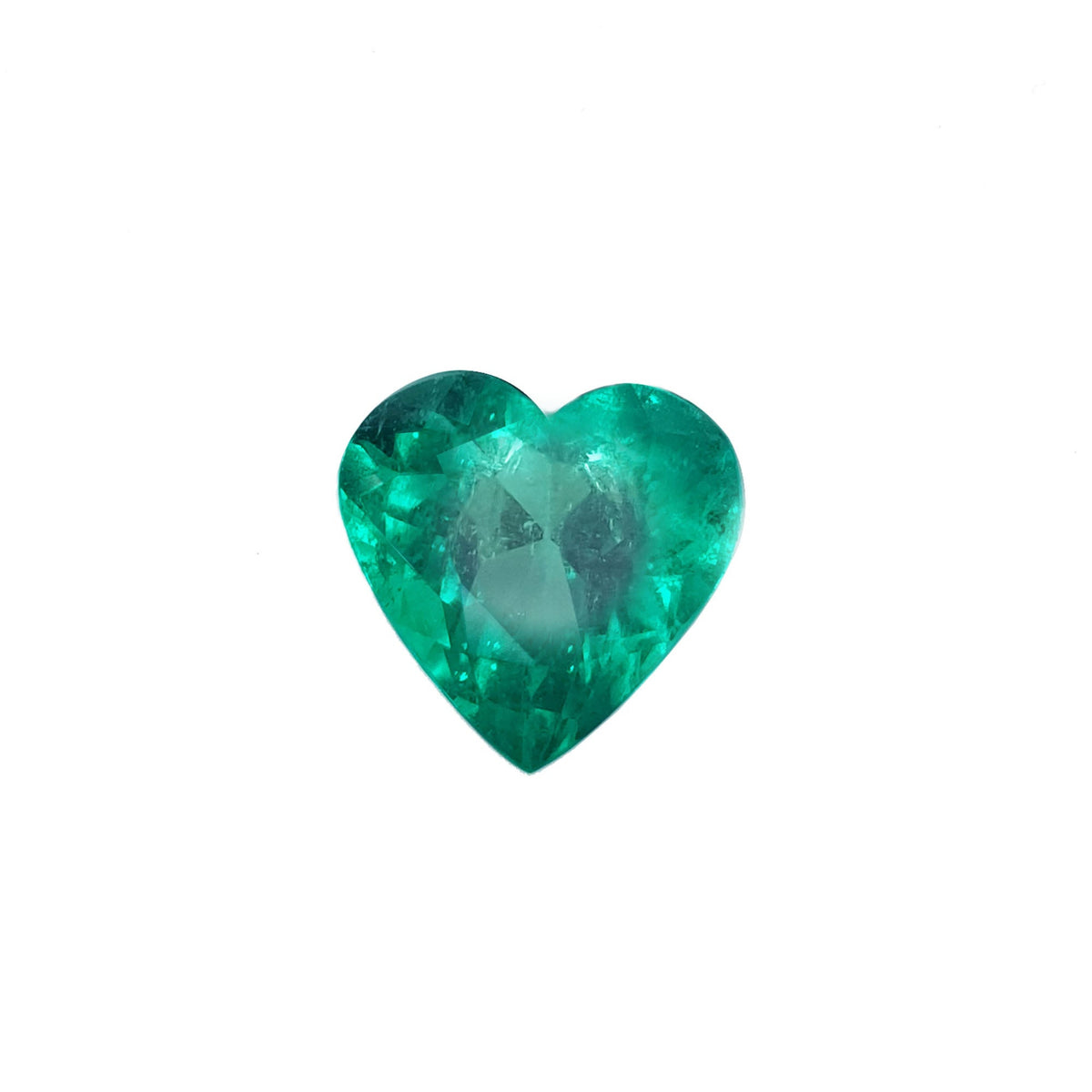 Natural GIA certified F1 Colombian emerald from the Muzo mines in Colombia 2.14 ct.