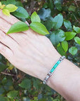 Authentic Colombian emerald bracelet