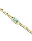 Green gemstone bracelet for women