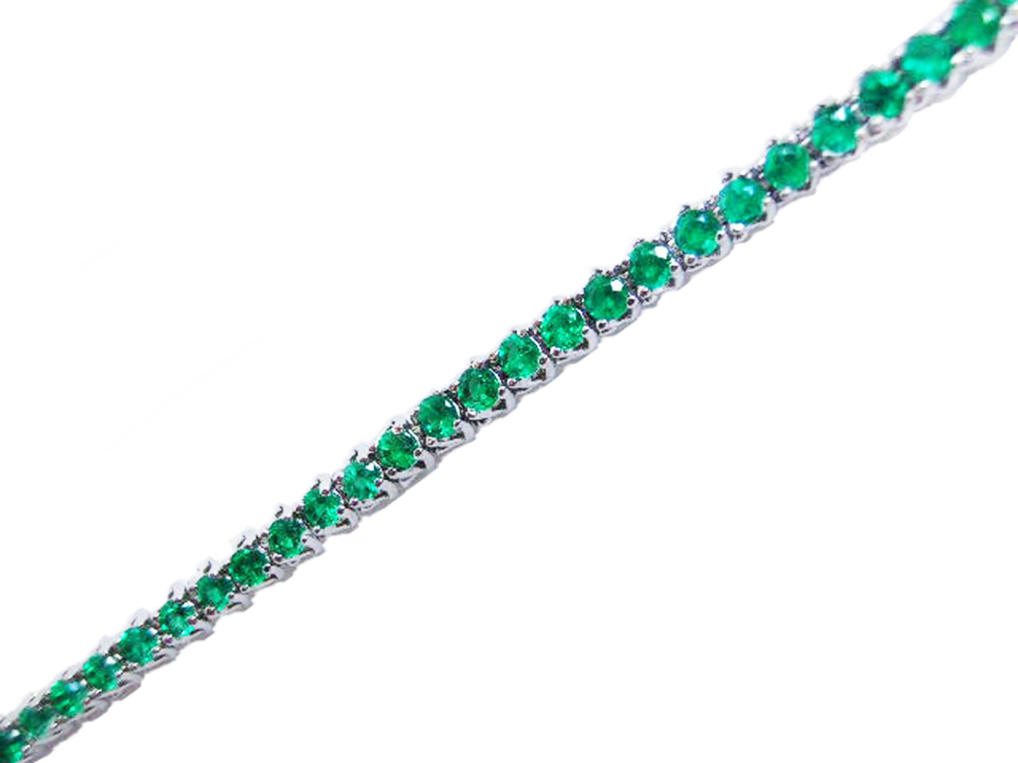 Natural Emerald tennis bracelets for sale
