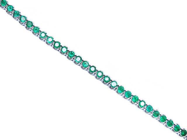 Natural emerald bracelet for sale