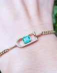 May Birthstone bracelet for women