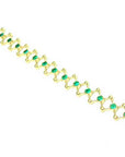 Wholesale Colombian emerald bracelet