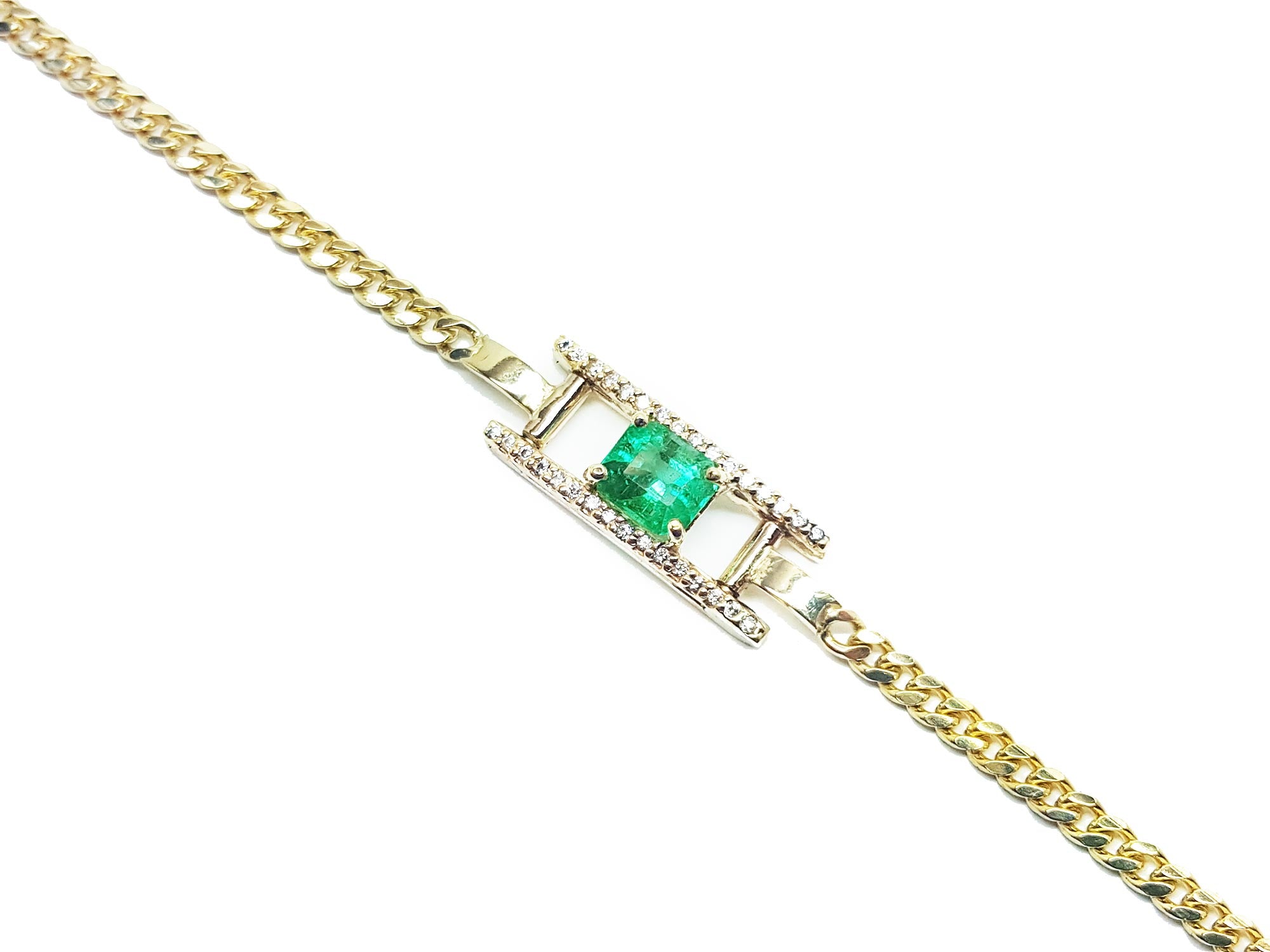 Colombian emerald bracelet