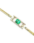Colombian emerald bracelet