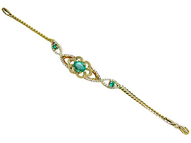 Real Colombian emeralds fine gold jewelry