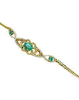 Real Colombian emeralds fine gold jewelry