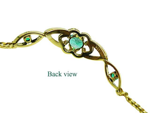 Green emerald Women’s bracelet