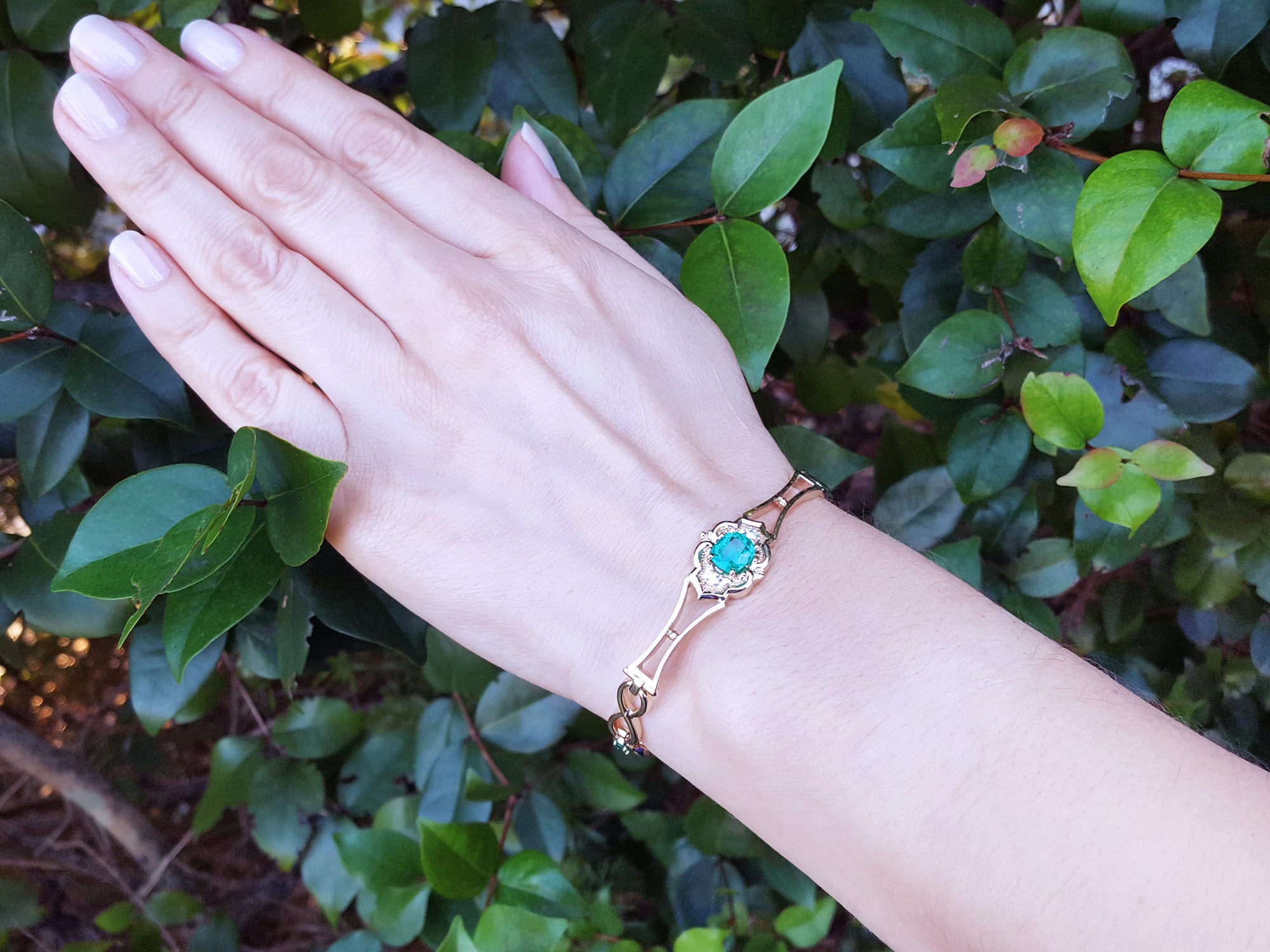 Authentic Colombian Emerald bracelets for sale