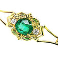 Emerald and diamond jewelry bracelet wholesale