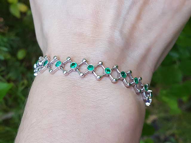Genuine Emerald bracelet