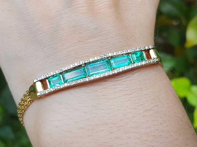 Authentic Colombian emerald jewelry