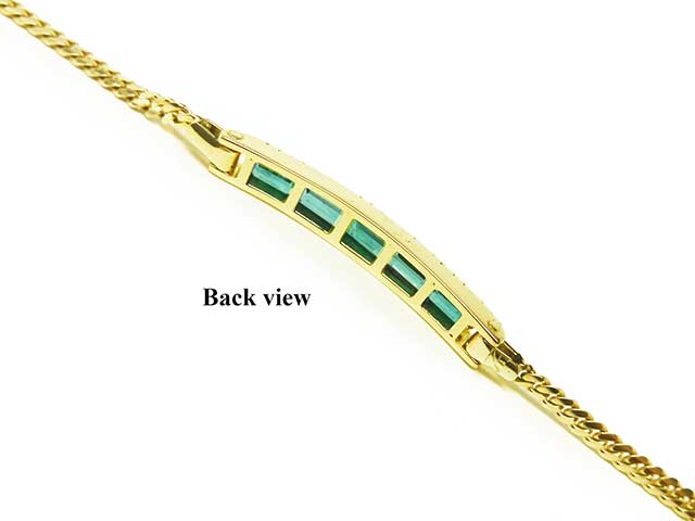 Genuine emerald bracelet for sale