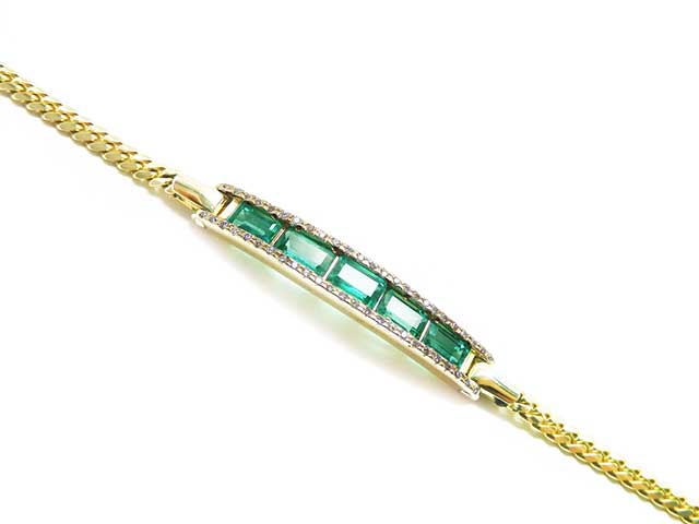 Real Colombian emeralds fine gold jewelry