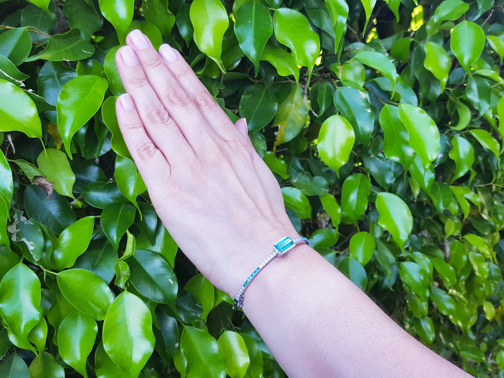 Colombian emerald bracelets for sale