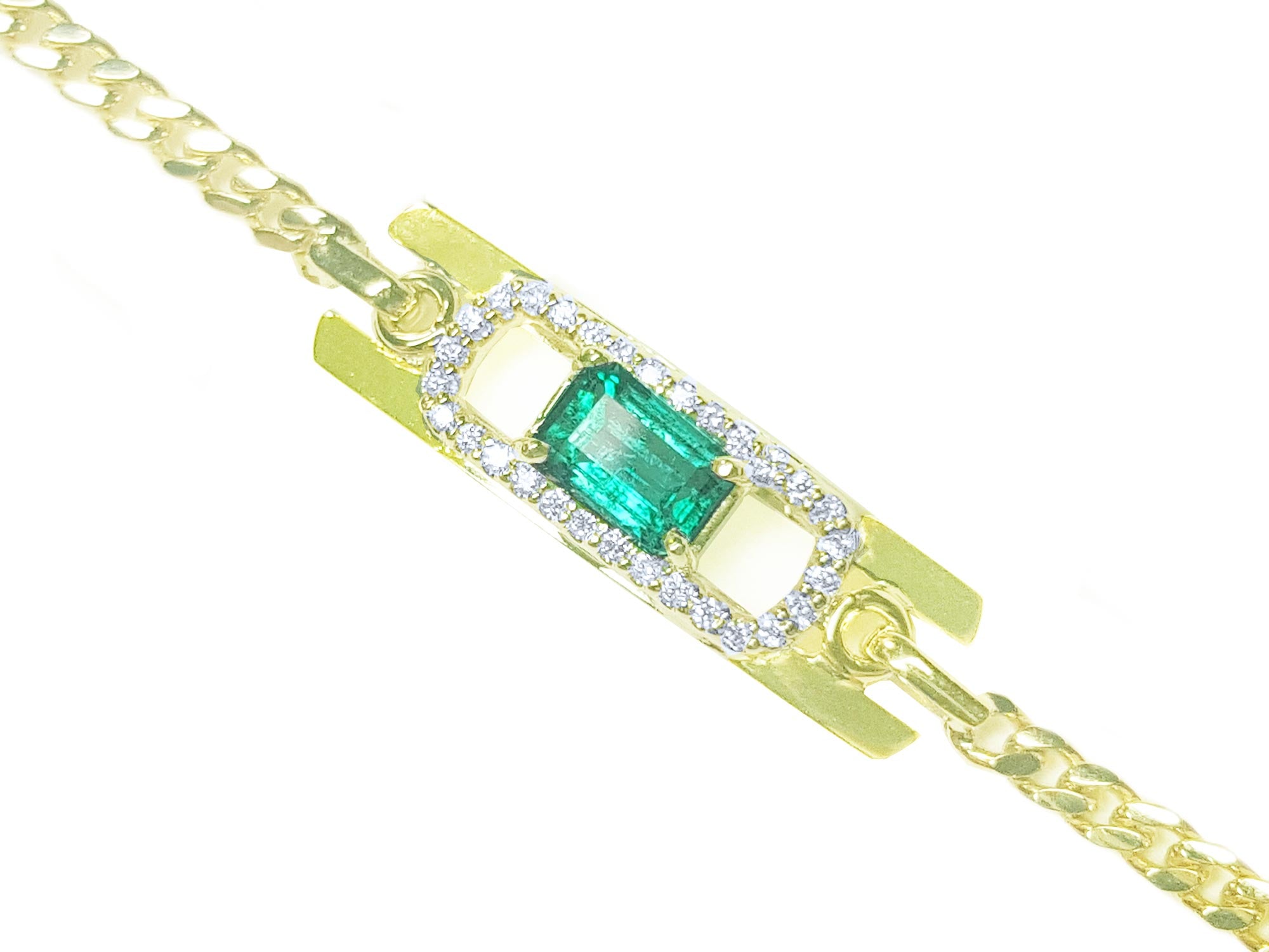 Colombian emerald bracelets