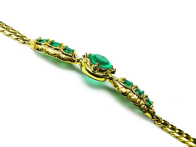 Genuine Colombian emerald jewelry
