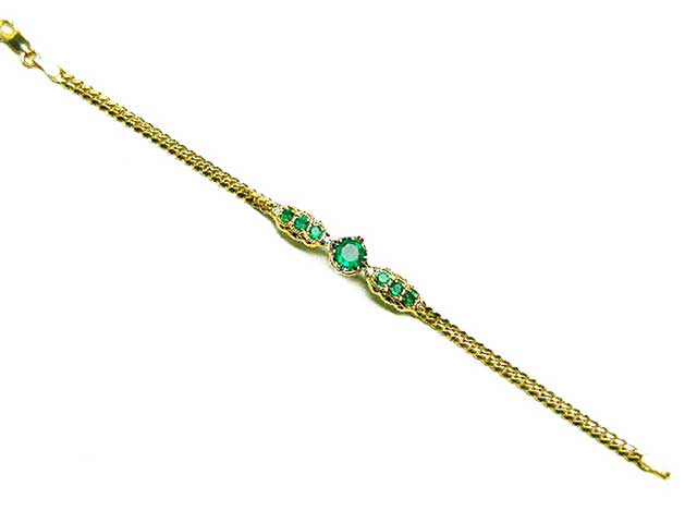 Natural emerald bracelet for sale