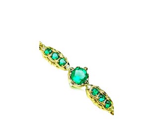 Colombian emerald Muzo mine bracelet