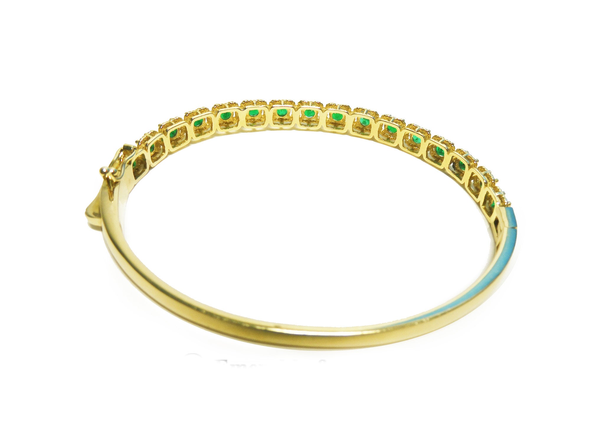 May&#39;s birthstone emerald bangle bracelets