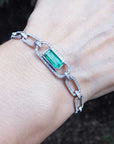 Mother’s day emerald bracelet the perfect gift for her